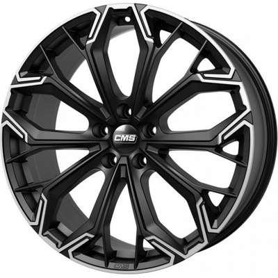 Cms C37 8x19 5x112 ET44.9 diamond Matt black