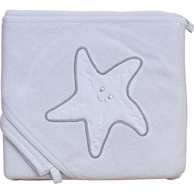 Scarlett Froté ručník -hvězda s kapucí šedá – Zbozi.Blesk.cz