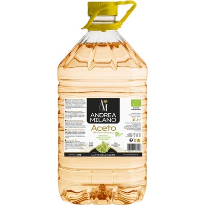 Andrea Milano Vinný ocet bílý BIO 5 l