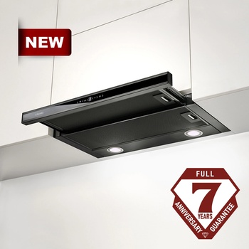 Faber OPTIGLASS PRM A60 WH, Телескопичен аспиратор за вграждане, 734 m3/h, бял (OPTIGLASS PRM A60 WH)