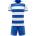 Givova Къси панталони Givova Rugby Kit Jersey with Shorts white/blue