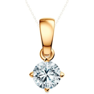 Savicki Prívesok The Light žlté zlato laboratórny diamant DL Z BR 040 LAB Z