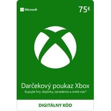 Microsoft Xbox Live predplatená karta 75 €