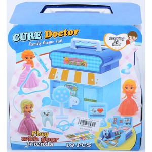Armtoys ДЕТСКА КЪЩА-КУФАР ЗЪБОЛЕКАРСКИ КАБИНЕТ 19 ЧАСТИ - igrachko