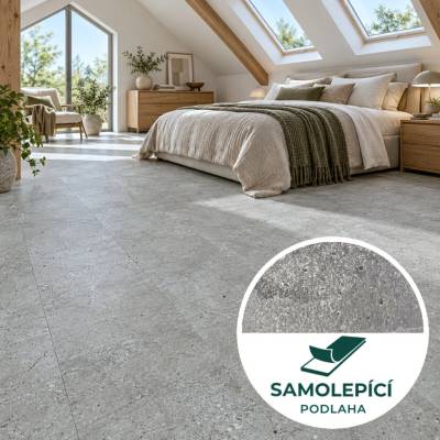 Egibi Canadian Design Peel & Stick 609,6 x 304,8 mm Betón šedý 1 m2