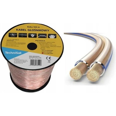 Reproduktorový TechniSat 2 x 2,5mm CCA