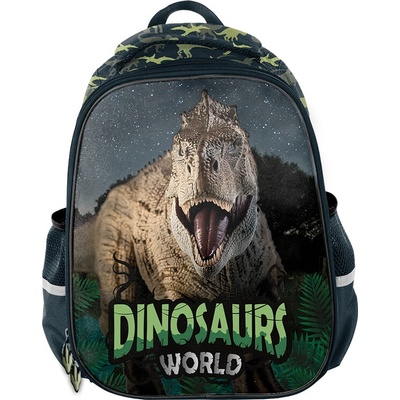 Paso ruksak premium Dinosaur zelený