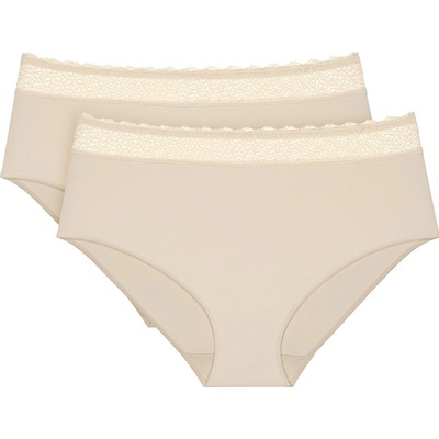 Triumph Nohavičky 10214887 Feel of Modal Midi 2 pack Béžová