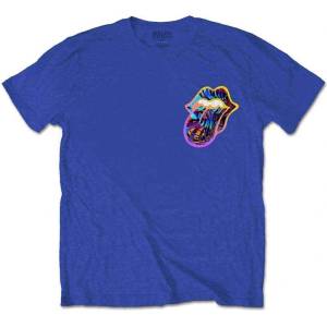 The Rolling Stones Sixty Gradient Text (Back Print) Royal Blue M Риза (RSTS181MBL02)