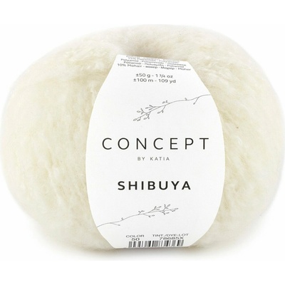 SHIBUYA Katia Farby SHIBUYA: 50 ecru biela