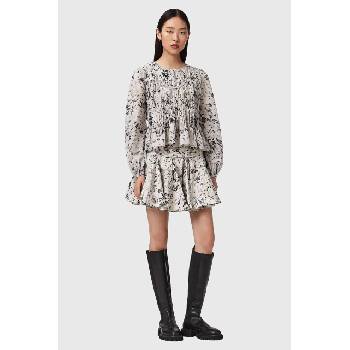 AllSaints блуза с волани дамска от вискоза MELANI (W001PE)