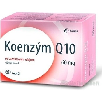 Noventis koenzym q10 60 mg se sezamovým olejem 60 kapsúl