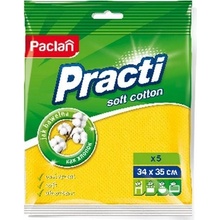 Paclan Soft Cotton Univerzální utěrka do domácnosti 5 ks