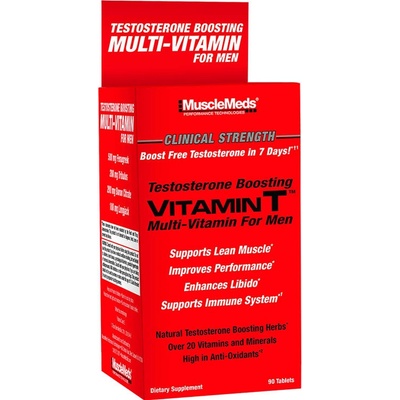 MuscleMeds Vitamín T Testosterón Booster 90 tabliet