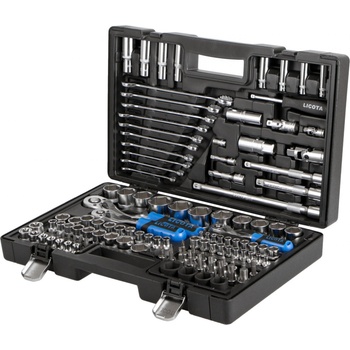 Licota Gola sada flank s kľúčmi 1/4", 3/8" a 1/2", 120 dielov - LIALK8006F
