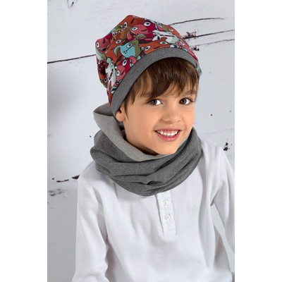 Bavlnená/dvojvrstvová čiapka „Kosmos“ 19/021 Tyrkysová