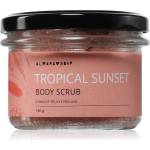 Almara Soap Body Scrub захарен скраб за тяло против целулит с аромат Tropical Sunset 180 гр