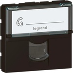 Legrand Розетка RJ45 FTP cat. 6 2 мод. цвят Черен Mosaic - 079165L (079165L)