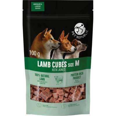 PetRepublic jahňacie kocky 100 g