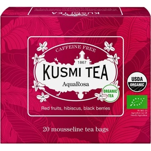 Kusmi Tea Плодов чай AQUA ROSA, 20 муселинови пакетчета, Kusmi Tea (KUSMI21631A1120)