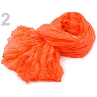 Stoklasa Šála mačkaná neonové 2 Vibrant Orange neon