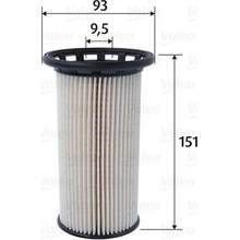 Palivový filter VALEO 587095