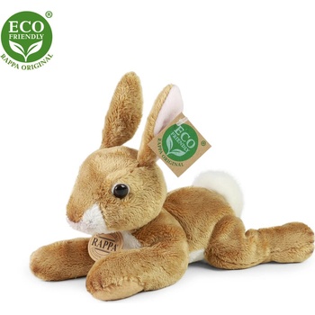 Rappa Плюшено Бежово зайче, лежащо, 22 см. , серия Еко приятели (183131-1)