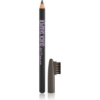 Maybelline new york Quick Shaper прецизен молив за вежди с четка цвят 05 Deep Brown