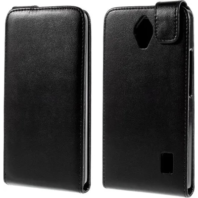 Huawei Y635 Флип Кожен Калъф и Протектор