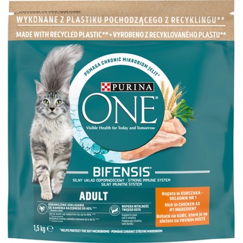 ONE Cat Adult Chicken Cat Food 1, 5 кг