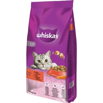 Whiskas Cat s hovězím masem a játry 14 kg