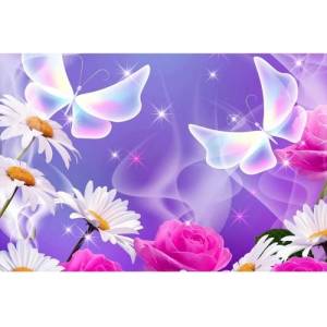 DIMEX ART Флизелинов фототапет пеперуди 375 x 250 см