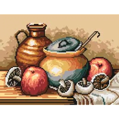 Казанлъшки гоблени Гоблен Натюрморт с гъби Puppets (Унгарски)