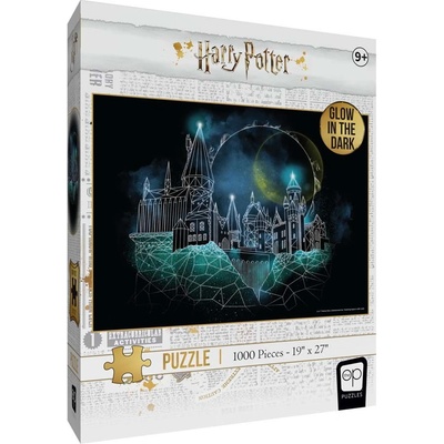 USAopoly Harry Potter Magic of Hogwarts Glow 1000 dílků