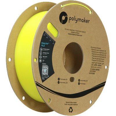 Polymaker PolyLite Luminous PLA Yellow - 1, 75 mm / 1000 g (PA02093)