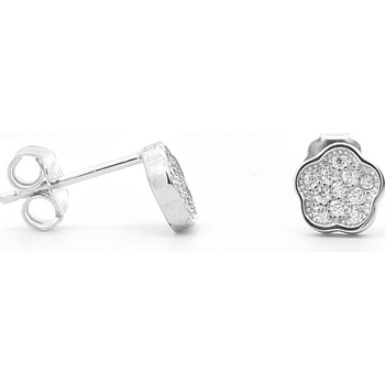 Šperk Holíč Napichovacie náušnice kamienkové kvetinky TM53_1