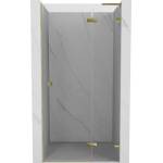 Mexen Lunar L душ врати с панти дясни 75 см, прозрачни, златни - 834L-075-000-50-00-P (834L-075-000-50-00-P)