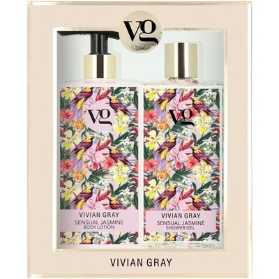 VIVIAN GRAY SENSUAL JASMINE Shower Gel + Body Lotion 2x350 ml - sprchový gél a telové mlieko