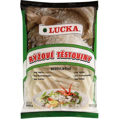 Lucka Těstoviny penne rýžové bez lepku 300 g