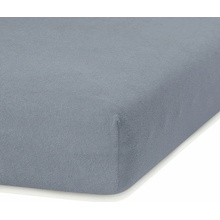 Restilo Sivá napínacia froté plachta Ruby 180x200