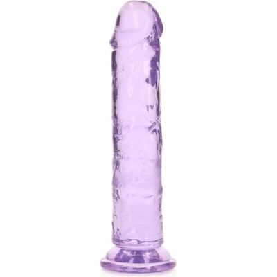 Shots Toys Джели дилдо Real Rock Crystal Clear 7" лилаво