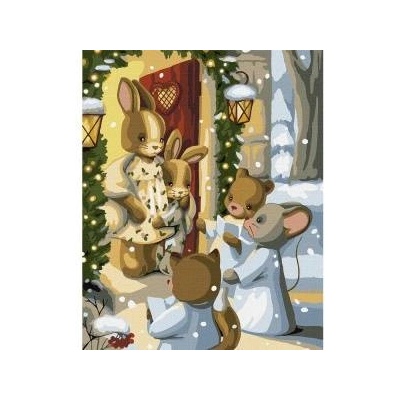 Ideyka Painting by numbers 40x50 cm KHO6551 Magic of Christmas carols AP0109
