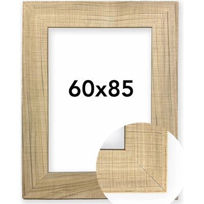 Fotorámeček DM 30 Rozměr: 60 x 85 cm, Barva: Přírodní, Typ zasklení: Plexi