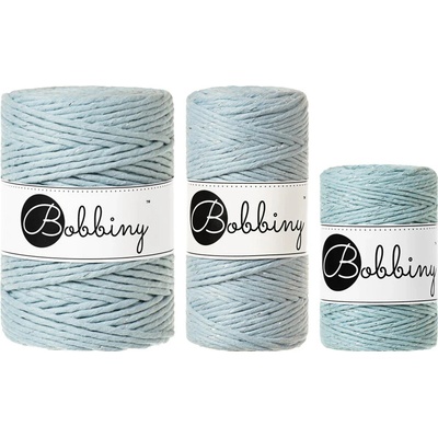 Bobbiny Macrame cord - 5mm Bobbiny - Macrame cord - 5mm: Silverly misty