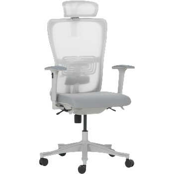 Ергономичен стол breves - сив (3520606)