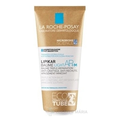 LA ROCHE-POSAY LIPIKAR BAUME LIGHT AP+ M relipidačný telový balzam v eko balení 1 x 200 ml