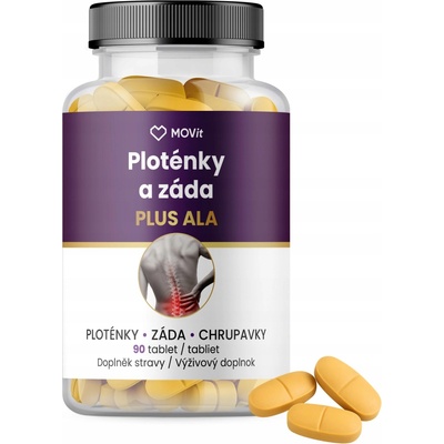 MOVit Ploténky a záda PLUS ALA 90 tablet