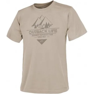 Helikon-Tex Тениска с къс ръкав Outback Life, бежова (TS-OBL-CO-13)