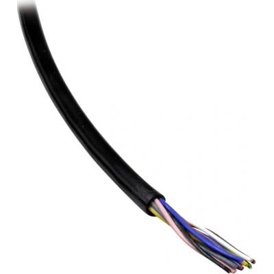 BKL Electronic 1506009/5 dátový kábel Li12Y11Y 4 x 0.25 mm² čierna 5 m