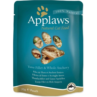 Applaws Cat kapsička Tuna a Anchovy ve vývaru 70 g